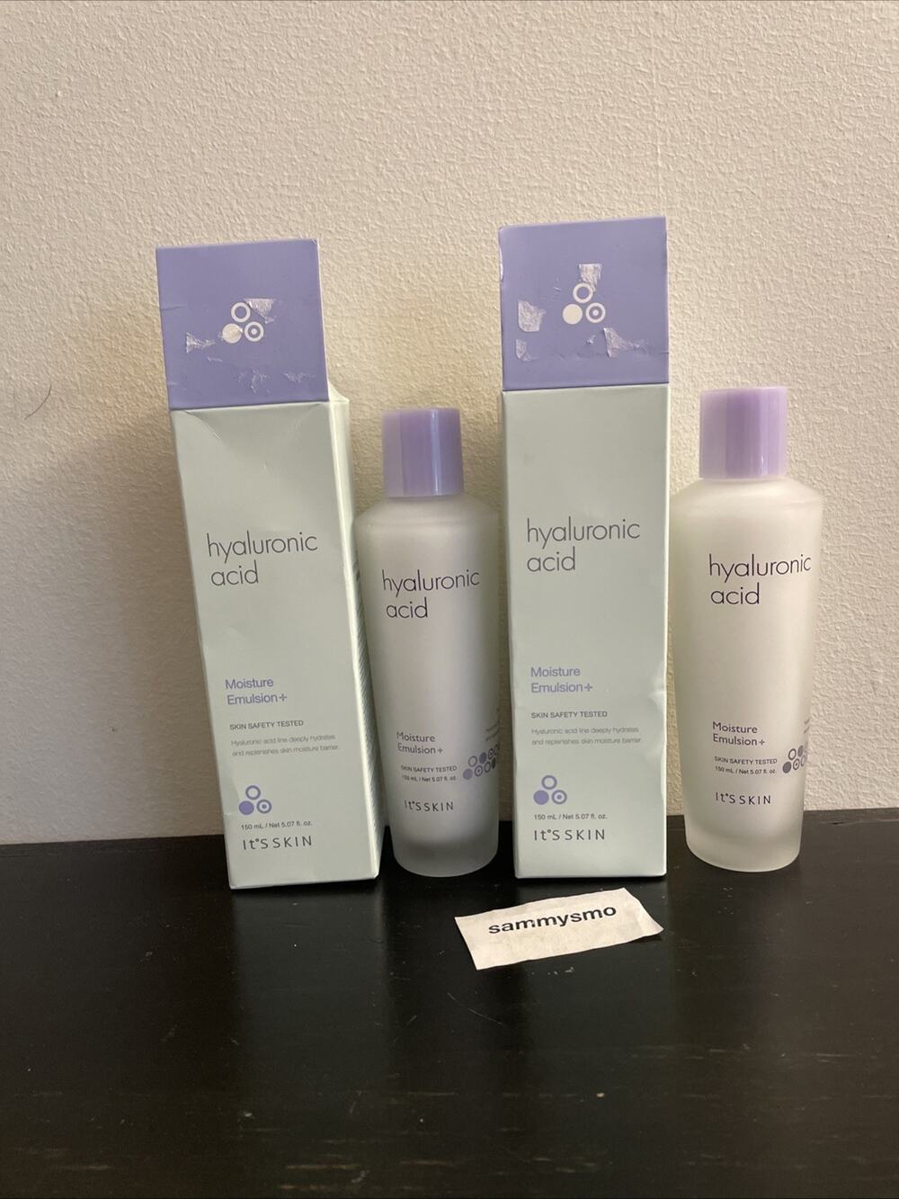 It's Skin Hyaluronic Acid Moisture Emulsion+ 5.07 oz., x2 SEE DESCRIPTION